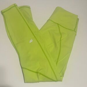 Fabletics Neon Yellow PowerHold Leggings